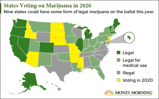 These States Are Voting On Cannabis Legalization This November