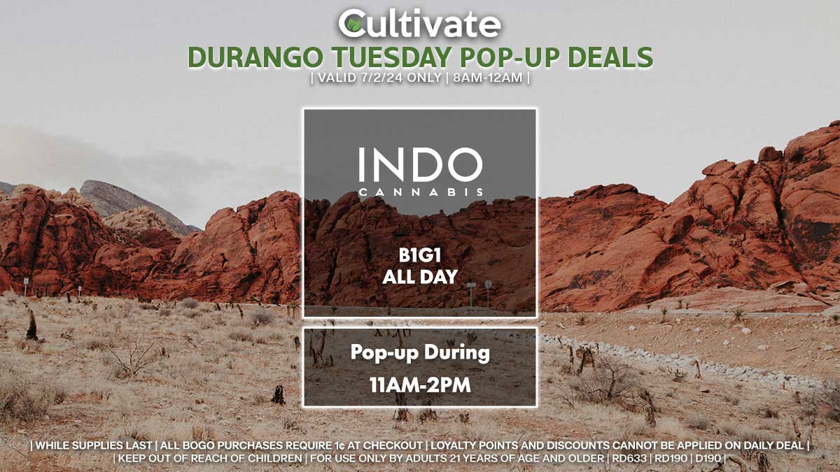 Indo Las Vegas Cultivate Spring Mountain Pop-ups